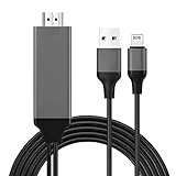 HDMI-Adapter für Phone Pad Lightning zu TV HDMI Kabel für iOS Geräte 1080P HD Digital AV Kabel Kompatibel mit pad/phone12/11Pro/Xs/Max/XR/X/8/7/6/5 Plus Pod zu HDTV Projektor Monitor