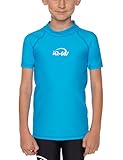 iQ-UV Mädchen UV-Shirt 300 UV-Schutz T-Shirt, Türkis (Hawaii), 152/158 (Herstellergröße: 152/158)