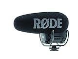 RØDE VideoMic Pro+ Premium On-camera Shotgun Microphone with High-pass Filter, High-frequency Boost, Pad, Safety Channel for Filmmaking, Content Creation and Location Recording