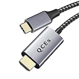 USB C bis HDMI-Kabel Adapter für Samsung Galaxy S8, USB 3.1 der U89 (Thunderbolt 3) zu HDMI 4 K TV Kabel 6.6 ft/2 M für Apple 2016 MacBook Pro, LG G5, Microsoft 950, Chromebook Pixel