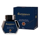 Waterman S0110830 Füllfederhaltertinte im 50 ml Tintenfass absolutes braun