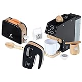 Theo Klein 7404 Electrolux Küchen-Set, Holz | Mit Kaffeemaschine, Mixer und Toaster | Zubehör für Spiel-Küchen | Spielzeug für Kinder ab 3 Jahren