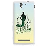 DeinDesign Sony Xperia C3 Hülle Silikon Case Schutz Cover Incredible Cool Cowboy