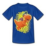 Der Kleine Drache Kokosnuss Fliegt Kinder T-Shirt, 122-128, Royalblau