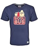Herren T-Shirt VW Bulli »Soul Bus« Blau Gr.XL