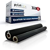 Print-Klex Thermorolle kompatibel für Brother Fax V 1 Fax T 102 Fax T 104 Fax T 106 Fax T 7 Plus Fax T 72 Fax T 74 Fax T 76 Fax T 78 PC 72 RF Schwarz K - Eco Pro Serie Thermoband Fax