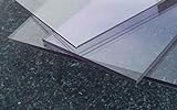 Polycarbonat UV Platte farblos 600 x 500 x 2 mm transparent
