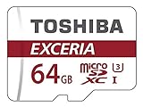 Toshiba EXCERIA M302-EA Micro SDXC 64GB UHS-I Klasse 10 Speicherkarte (bis zu 90MB/s lesen)