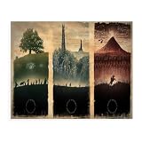DTASSVEW Neu Malen nach Zahlen Kits für Erwachsene Anfänger, Der Herr Der Ringe Creative DIY digitales Ölgemälde Leinwand - HD Film Poster Serie 215 -R
