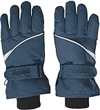 Playshoes Unisex Winter Finger Handschuhe, Skihandschuhe, Blau (Marine 11), 3