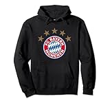 FC Bayern München Logo 5 Sterne Pullover Hoodie