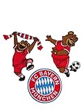 FC Bayern München Aufnäher 3er Set rot