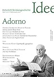Zeitschrift für Ideengeschichte Heft XIII/1 Frühjahr 2019: Adorno