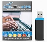 Open Office Vollversion auf 32 GB USB 3.0 Stick für Windows 11 10 8 7 XP Schreibprogramm​ Textverarbeitung