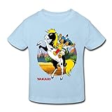 Spreadshirt Yakari Kleiner Donner Kinder Bio-T-Shirt, 110-116, Hellblau