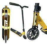 Root Industries R-Type Stunt-Scooter H= 82,5mm Kinder Park Trick Tret Roller + Fantic26 Sticker (Gold)