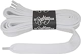 Swift Rock Phat Laces Extra Breite Schuhbänder 130 x 1,8 cm Weiß / White