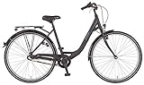 Prophete Unisex – Erwachsene GENIESSER City Bike 28' 20.BSC.10 Fahrrad, schwarz, RH 50