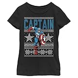 Fifth Sun Mädchen Ugly Captain T-Shirt, Schwarz, M