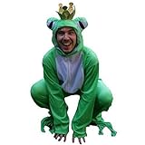 Frosch-König Kostüm, Sy12 Gr. L-XL, Froschkönig-Kostüm Frosch-Kostüme Frösche Kostüme Frosch König Faschingskostüm, Fasching Karneval, Faschings-Kostüme Karnevals-Kostüme Märchen