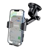 SmartDevil Car Phone Holder, Adjustable Car Phone Mount Cradle 360° Rotation with Strong Sticky Suction Cup, Military Grade Dashboard Windscreen Car Phone Mount for iPhone 13 12 11 Pro Max XR Samsung