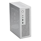 MaItagkam A09 HTPC Computergehäuse Mini ITX Gehäuse PC Desktop Chassis USB 2.0 Computergehäuse Home Computer Gehäuse Silb
