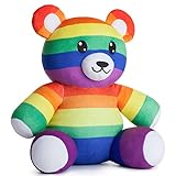 corimori Plüschtier, Quinn der LGBTQ Teddy, Regenbogen-Bär, 28cm, bunt