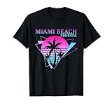 Miami Beach - Retro 80s Aesthetic Vaporwave Synthwave T-Shirt