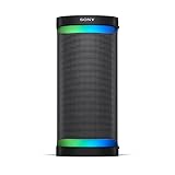 Sony SRS-XP700 kraftvoller Bluetooth Party Lautsprecher mit omnidirektionalem Partysound, Beleuchtung und 25h Akku (IPX4, MEGA BASS, Schnellladefunktion, Party Connect) schwarz, SRSXP700B.CEL