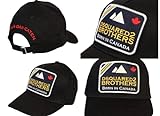 DSQUARED2 Iconic Brothers Patch Logo Baseballcap Cap Kappe Basebalkappe Hat Hut