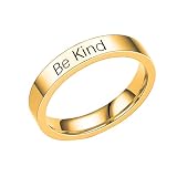 Jipersuo Ring eines Rings ... eines Rings Frauen Schmuck (Gold, 5)