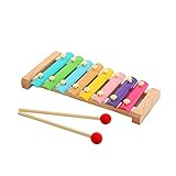 Soul hill Xylophone for 1 Jahr Alt Xylophon aus Holz Professionelle Baby-Musikinstrumente aus Holz Musikinstrumente Musikinstrumente for Kinder EIN zcaqtajro (Color : B)