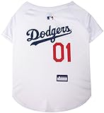 MLB LA Dodgers Hunde-Trikot, Größe XXXL, Pro Team Farbe Baseball-Outfit