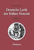 Liebeslyrik (Hans-Georg Kemper: Deutsche Lyrik der frühen Neuzeit)