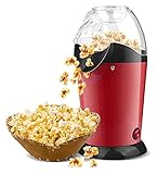 Heißluft Popcorn Popper Popcorn Maker Popcorn Maschine for den Heimgebrauch, kein Öl benötigt, ideal zum Ansehen von Filmen (Size : 10.6x5.98in)