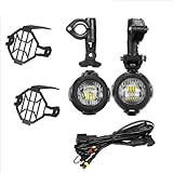 NEWFUN Zusatzscheinwerfer Motorrad,Motorrad-Scheinwerfer,LED-Außenleuchte Für Motorräder,Nebelscheinwerfer,LED-Scheinwerfer,IP67, 40W,360 Grad Drehbar,Geeignet Für Motorräder, Elektrofahrzeug