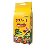Seramis Pflanz-Granulat für alle Zimmerpflanzen, 15 l – Pflanzen Tongranulat, Blumenerde Ersatz zur Wasser- und Nährstoffspeicherung