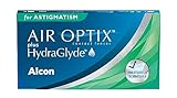 Air Optix plus HydraGlyde for Astigmatism Monatslinsen weich | 6 Stück | BC 8.7 mm | DIA 14.5 mm | CYL -00.75 | ACHSE 180 | -03.00 Diop