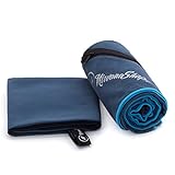 NirvanaShape ® Mikrofaser Handtücher | saugfähig, leicht, schnelltrocknend | Badehandtücher, Reisehandtücher, Sporthandtücher | Ideal für Reisen, Fitness, Yoga, Sauna