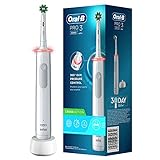 Oral-B PRO 3 3000 CrossAction Elektrische Zahnbürste/Electric Toothbrush, mit 3 Putzmodi und visueller 360° Andruckkontrolle für Zahnpflege, Designed by Braun, weiß