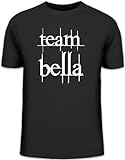 Shirtstreet24, Team Bella, Vampir Vampire Herren T-Shirt Fun Shirt Funshirt, Größe: S,schwarz