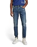 G-STAR RAW Men's 3301 Slim Jeans, Blue (Faded Cascade Restored C052-C966), 38W / 36L