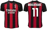 Ibrahimovic Milan 2021 Offizielles Trikot 2020 – 2021 für Erwachsene, Jungen und Kinder, Ibra Zlatan 21 (4 Jahre)
