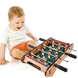 SANZH Mini-Fußball-Spieltisch, tragbar, Mini-Fußball-Spieltisch, Fußballspieltisch, leicht zu verstauen, geeignet für die Unterhaltung in der Familie.