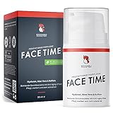 Natürliche Gesichtscreme für Männer 'Face Time' Aktivierende Feuchtigkeitscreme gegen trockene Haut & Falten im Gesicht mit Hyaluron, 50ml, von Groomed Rooster – MADE IN GERMANY