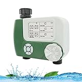 SHZICMY 3-Wege Bewässerungscomputer Digital Bewässerungsuhr für Garten Wasserzeitschaltuhr, Garten Automatische Bewässerung Zeitschaltuhr