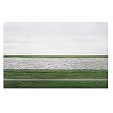 UpperPin Andreas Gursky Fotografie Rhein II Poster Kunstdruck Malerei Fotopapier Wandkunst Bildmalerei -60x90cmx1pcs- Kein Rahmen
