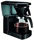 Melitta Excellent Grande M520BK, Kaffeemaschine im Retro-Design, schwarz