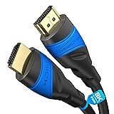 KabelDirekt – 8K/4K HDMI-Kabel – 1,5 m – 8K@60Hz (Extra-Kupfer für schnelles Ultra HD, 4K@120Hz/8K@60Hz – kompatibel mit HDMI 2.0, High Speed mit Ethernet, Blu-ray/PS5/Xbox Series X/Switch, Schwarz)