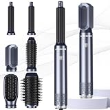 Air styler 6 in 1 Haarstyler Atopskins Hair styler mit Föhnbürste Warmluftbürste Haartrockner Lockenstab, Glättbürste, Geben Sie dem Haar Volumen, Glätten, Locken und Föhnen Sie Trockenes H